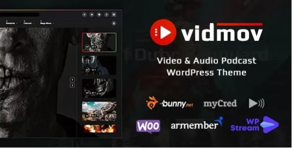 VidMov 2.3.2 – Video WordPress Theme